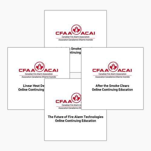 CFAA CE Pack 7:  ASD, Linear Heat Detection, Fire Alarm Technologies
