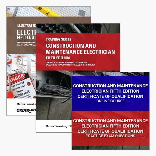 Construction and Maintenance Electrician Fifth Edition Certificate of Qualification and Electrical Fifth Edition Illustrated Code Series Complete Pack