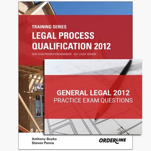 LEGAL PROCESS QUALIFICATION 2012 WORKBOOK AND PRACTICE EXAM QUESTIONS PACK