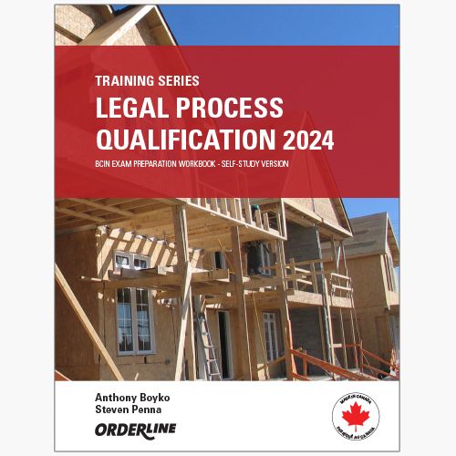 Legal Process Qualification 2024 BCIN Exam Preparation Workbook - Self-Study-Version