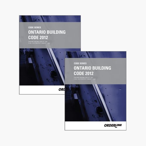 Ontario Building Code 2012 Softcover and Online PDF Pack