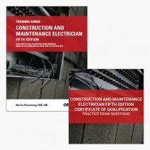 Construction and Maintenance Electrician Fifth Edition Certificate of Qualification Practice Exam Questions and Pre-Exam Workbook Pack