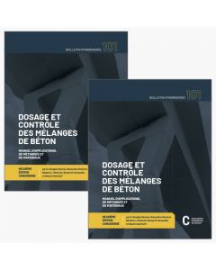 Dosage et contrôle des mélanges de béton, 9e édition livre broché et pack en ligne