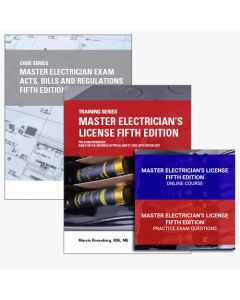 Master Electrician's License Fifth Edition Pre-Exam Workbook Complete Pack