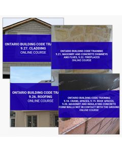 Ontario Building Code Training - Exterior Elements Pack