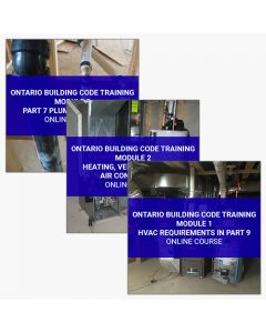Ontario Building Code Training - HVAC and Plumbing Systems Pack