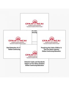 CFAA CE Pack 5: Loop Isolators, Heat Detection of a Fire Condition, Codes and Standards Impact on Fire Alarm Systems